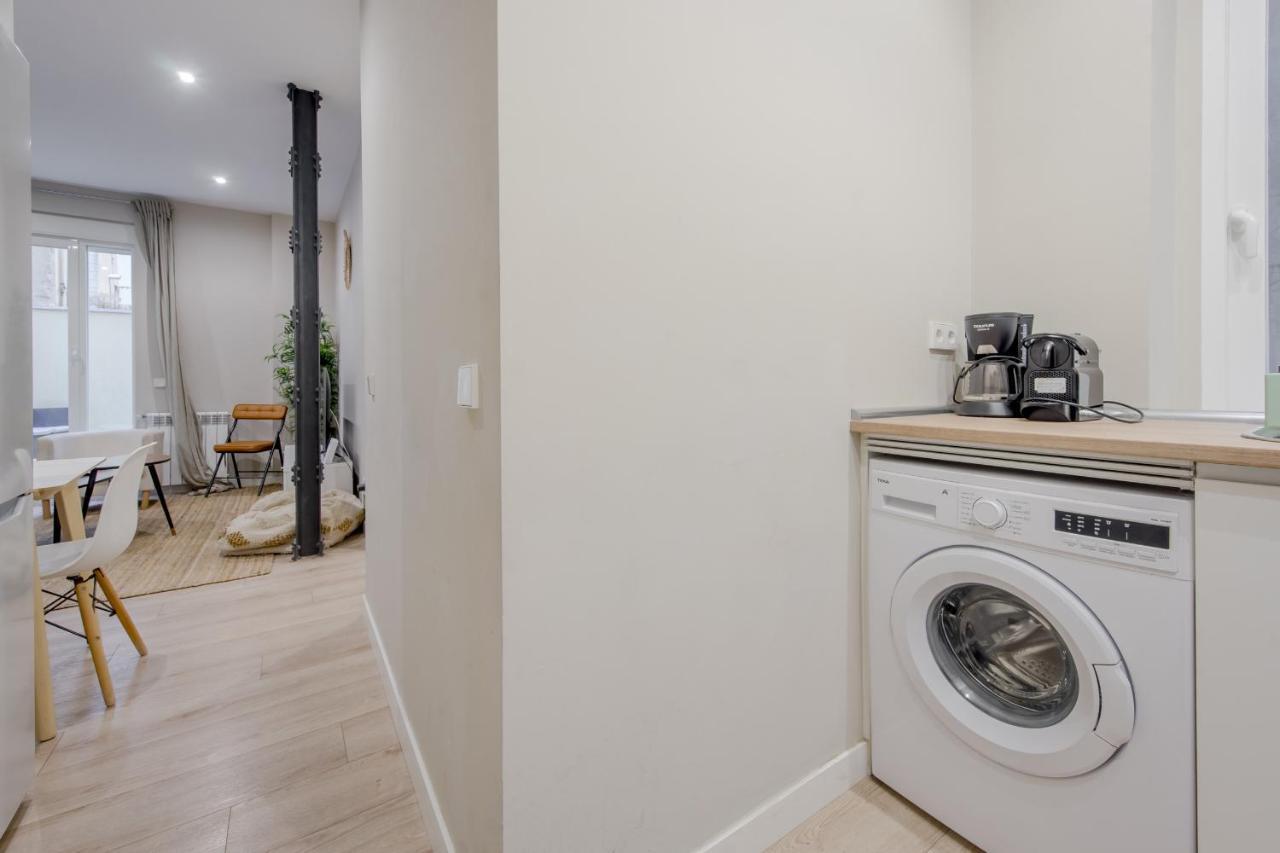 Acogedor Apt 3 Habitaciones Y Terraza En El Centro 马德里 外观 照片